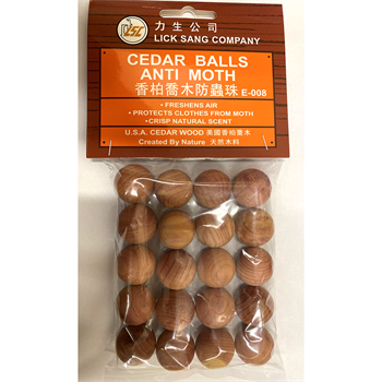 CEDAR WOOD BALLS E-008