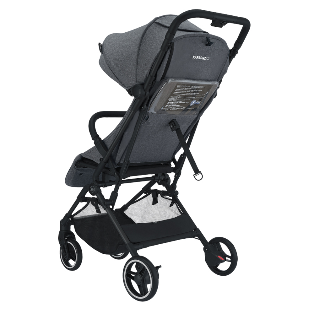 X3-Steel Baby Star Karbonz Carbon Fiber Baby Stroller - Steel  X3-Steel