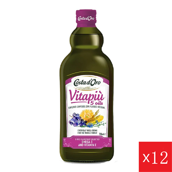 Costa d'Oro Vitapiu 5 Seeds Oils 750ml (12 pcs)