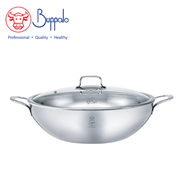 Buffaol IMPERIAL S.S 32cm 5ply Frypan with glass lidModel: 751432A