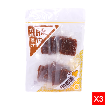 The Walnut Shop One Bite Pork Jerky 120g (More Flavor-Same Flavor 3 pcs)