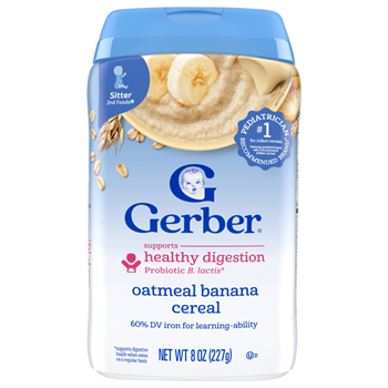 GERBER Infant Dry Cereal Oatmeal Banana GB200163