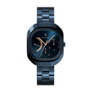 Lilienthal Berlin Multimatica Blue Rose Gold - Metal Strap M1-005-SB040ES