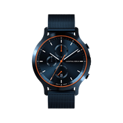 Lilienthal Berlin Chronograph Blue Orange C01-108-B023EB