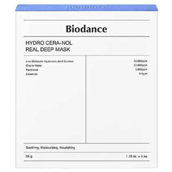 Biodance Hydro Cera-Nol Real Deep Mask (Blue) 4pcs