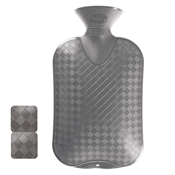 Fashy 2.0L Hot Water Bottle Plain (Cranberry Red) 6420-42