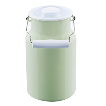 Riess Classic Bunt Milk Can w/Lid 2L Light Green 0311-006
