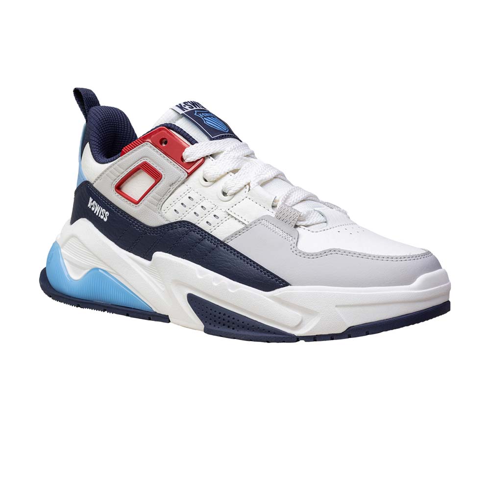 K-Swiss Men's Techna Trainer Sneakers 04077-936-M White/ Blue