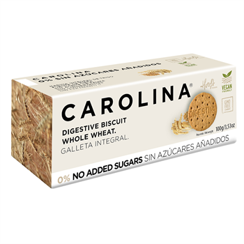 Carolina Digestive Biscuits (no added sugar) 100g (More flavors)