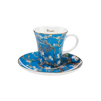 GOEBEL | Almond Tree Blue - Demitasse with Saucer Artis Orbis Vincent Van Gogh 67-021/20/1