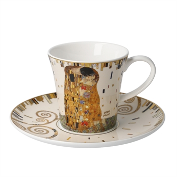 GOEBEL | The Kiss - Coffee Cup with Saucer Artis Orbis Gustav Klimt 67-014/01/1