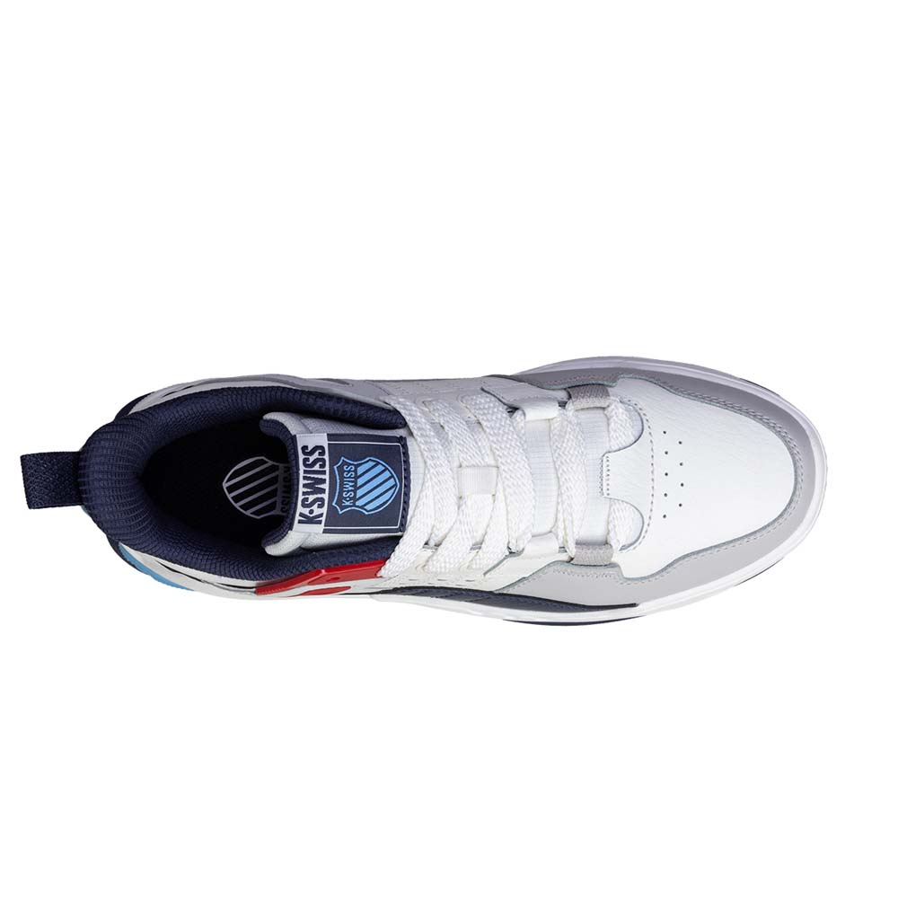 K-Swiss Men's Techna Trainer Sneakers 04077-936-M White/ Blue