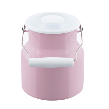 Riess Classic Bunt Milk Can w/Lid 1L Pink 0505-006