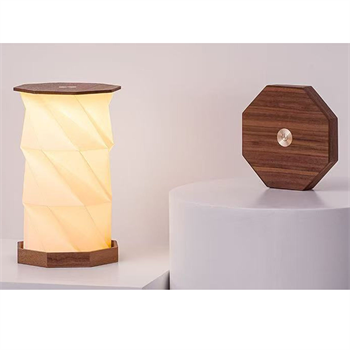 Gingko Twist Hexagon Lamp