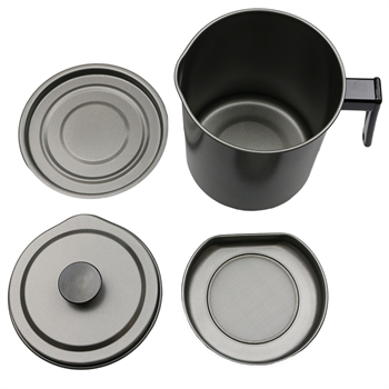 Captain Stagg Sil.Oil Pot w.Saucer 1.5L H-7889