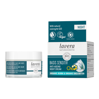 lavera Basis Sensitiv Anti-Ageing Q10 Night Cream 4021457638352