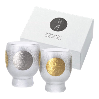 Aderia Sun Moon Sake Glass 145ml 2pc S-6310