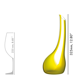 RIEDEL Decanter Cornetto Confetti - yellow 1977/13Y