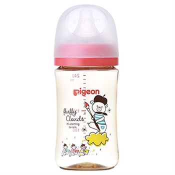 Pigeon - DECO printing PPSU Wide Neck Bottle Bear 240 ml A398 Bear