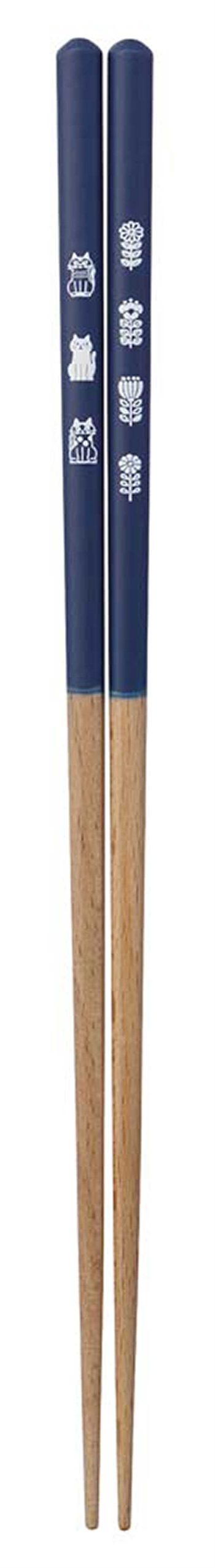 Decole Chopsticks27.5cm GohanSeriesCat-Blu TW-29716